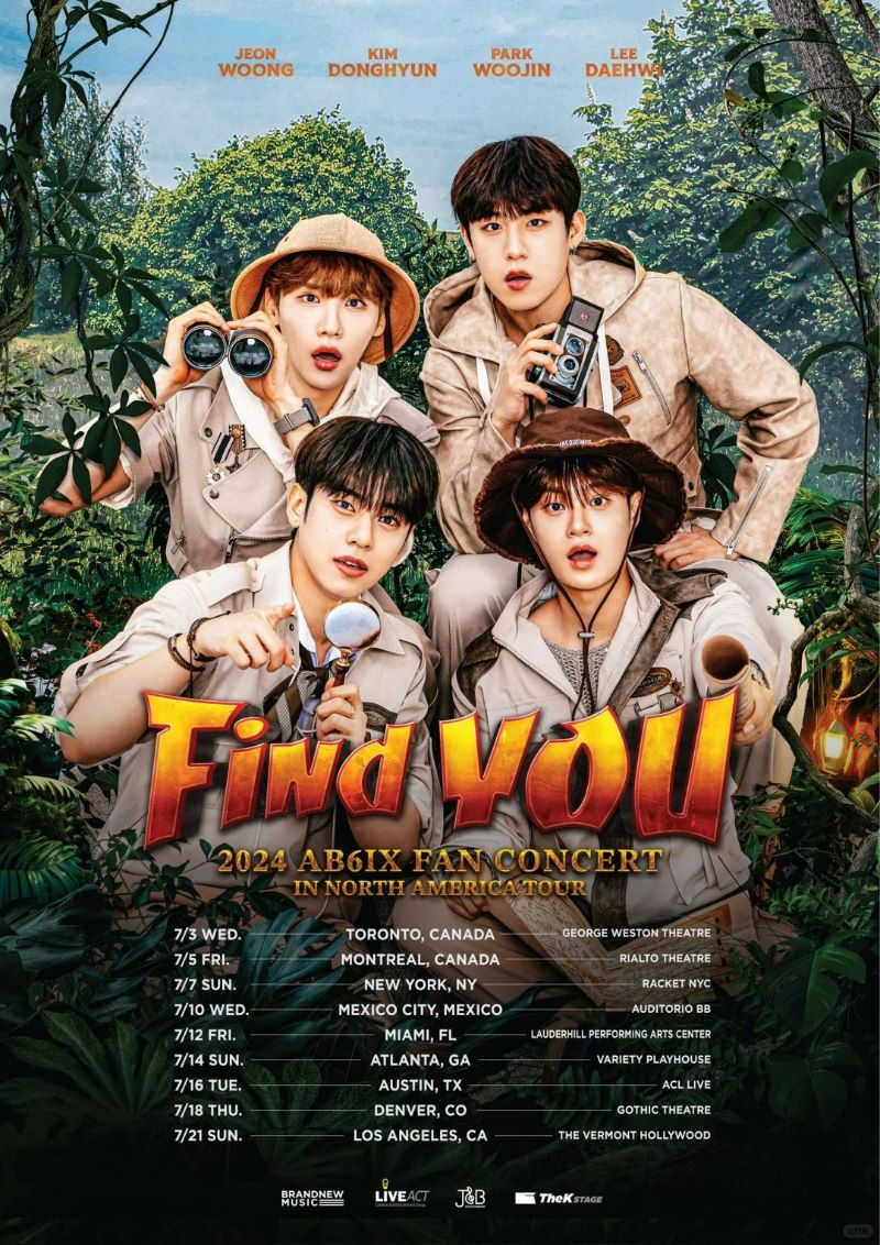 韩国男团 AB6IX 北美演唱会