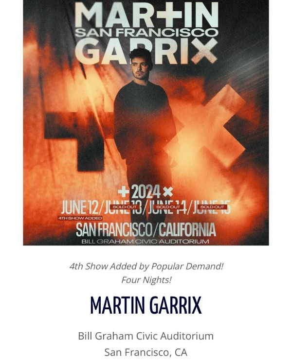 小马丁Martin Garrix北美巡演